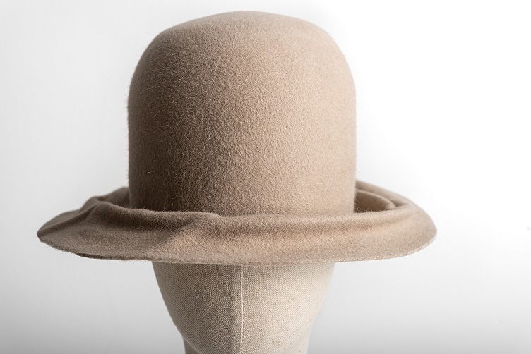 Folded Hat Feltro Lapin tortora 