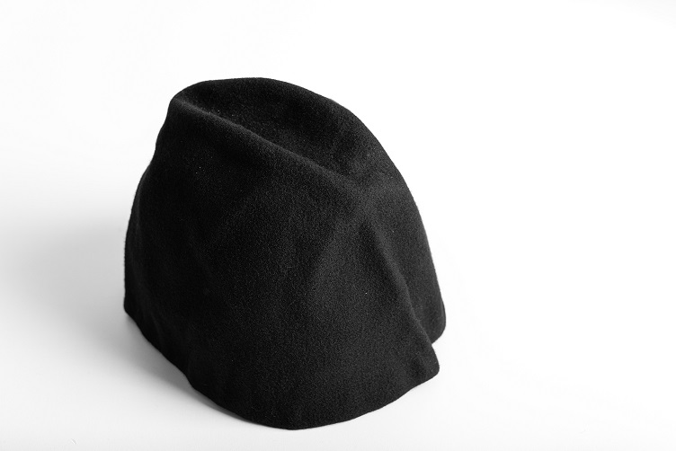 Folded Hat Feltro nero
