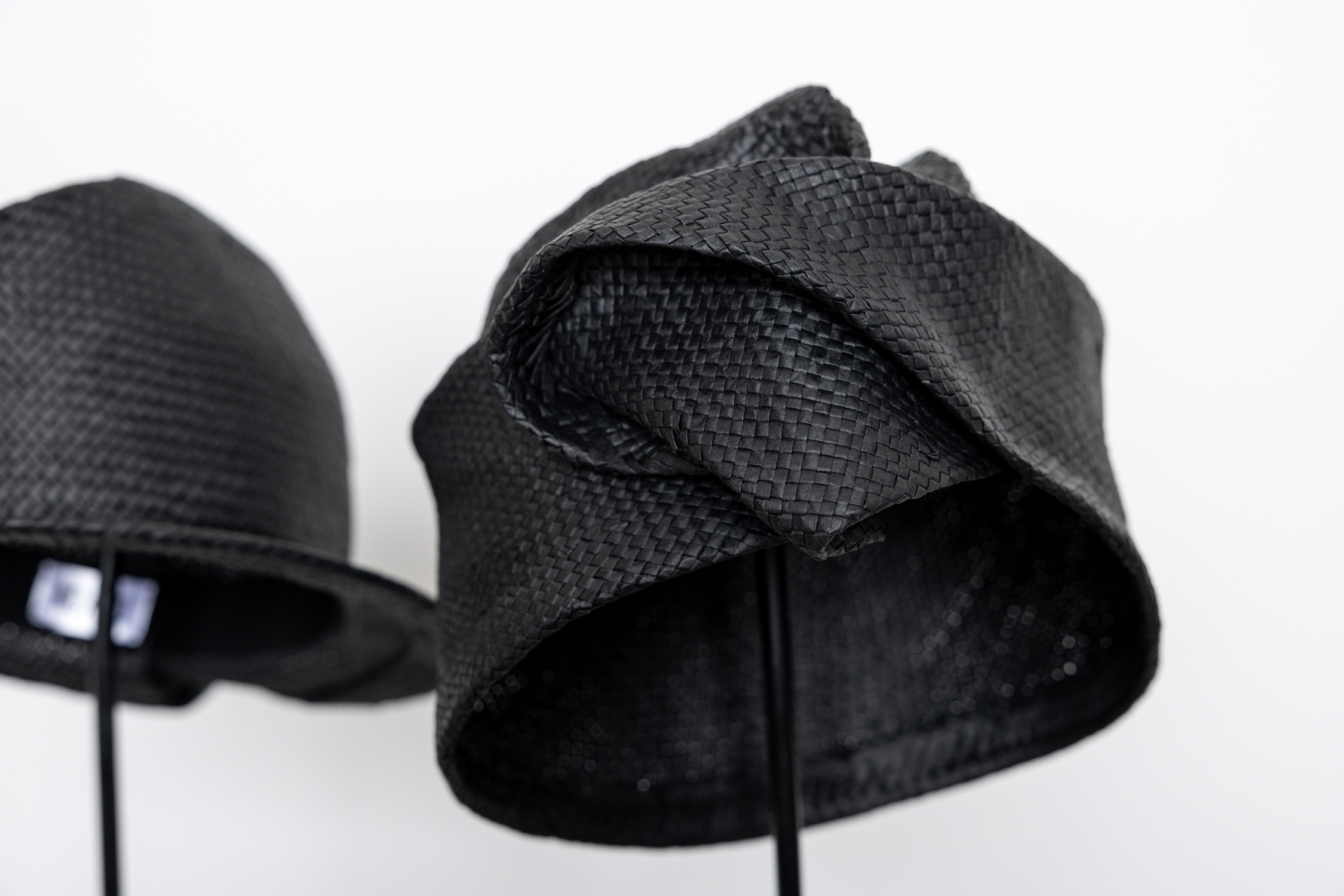  Turbante Carta piatta nera