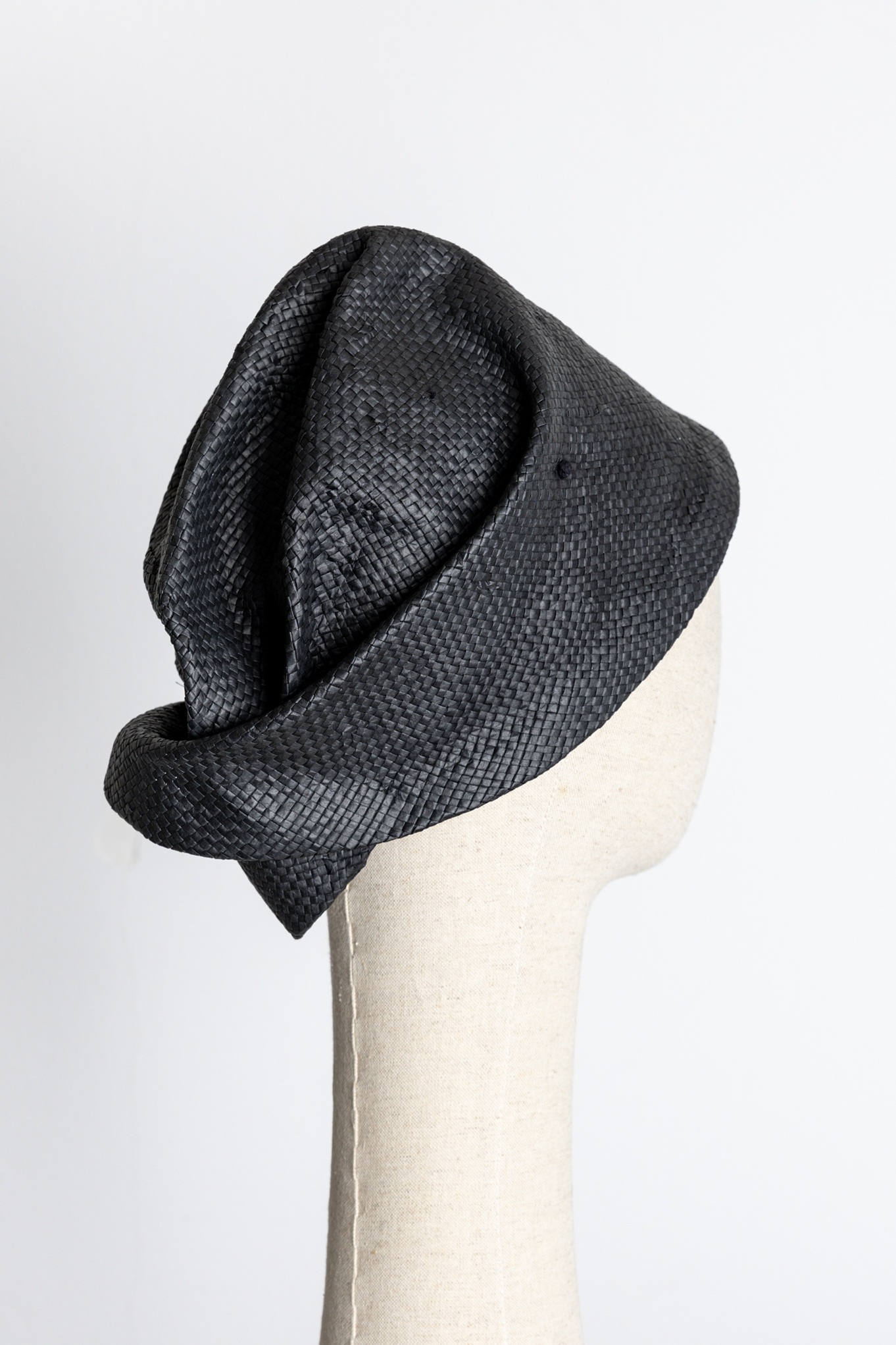  Turbante Carta piatta nera