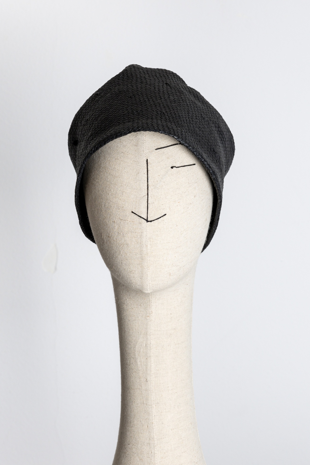  Turbante Carta piatta nera
